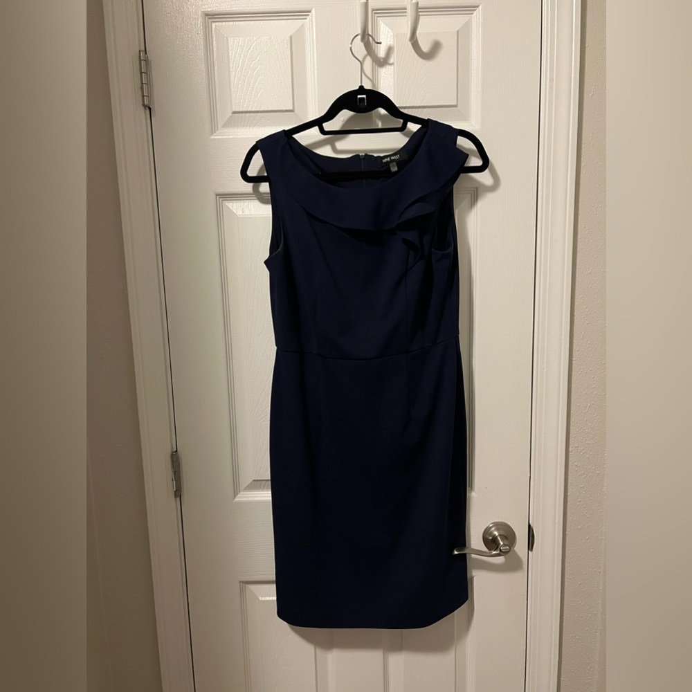 Nine West Navy Blue Dress - Size 6